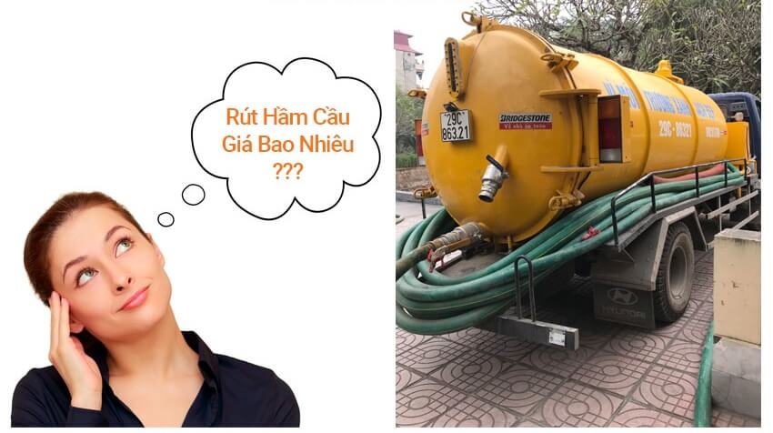 Giá hút bể phốt là điều nhiều người quan tâm