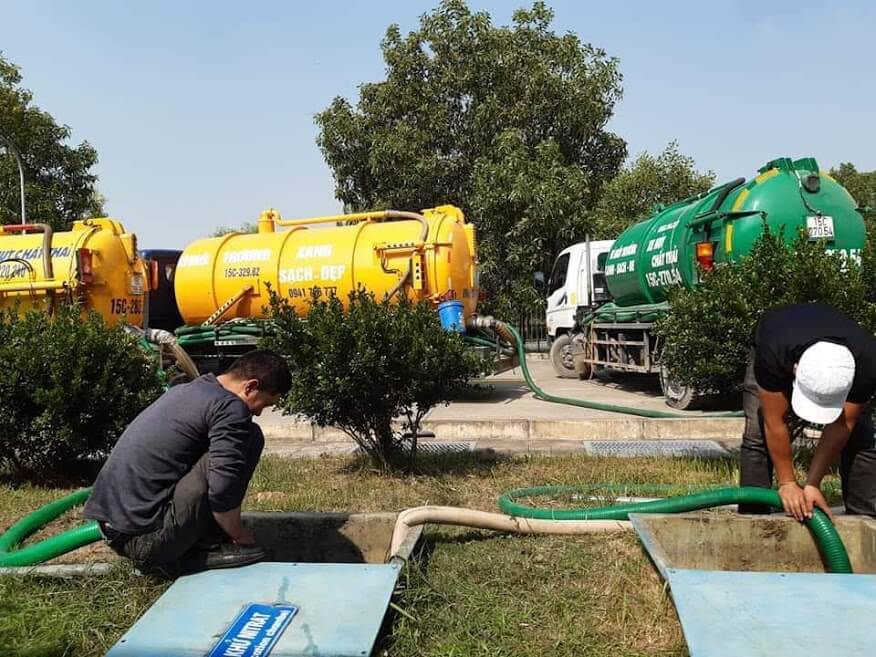 Dịch vụ hút bể phốt và vệ sinh môi trường đang phát triển tại huyện Tiên Yên